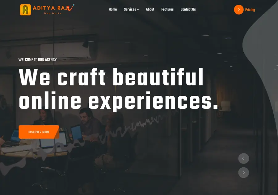 Pratinjau WebCraft Agency