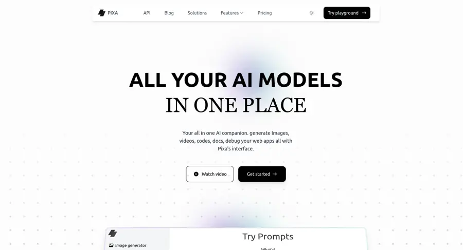 Pratinjau Pixa AI