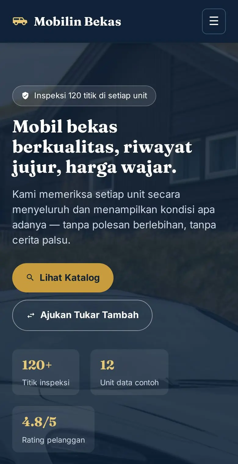 Pratinjau Mobilin Bekas