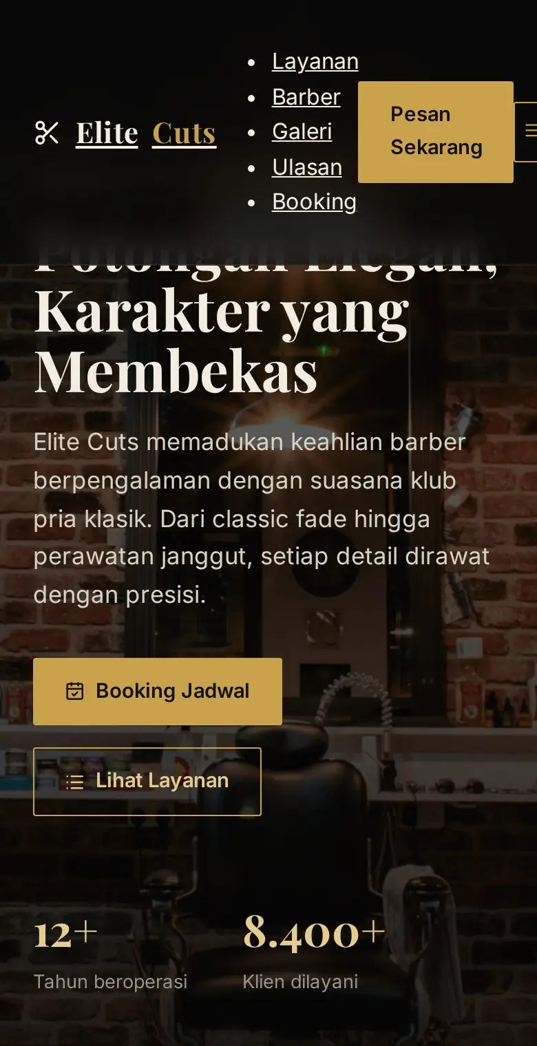 Pratinjau Elite Cuts Barbershop