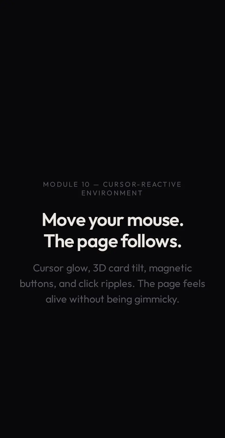 Pratinjau Cursor Reactive