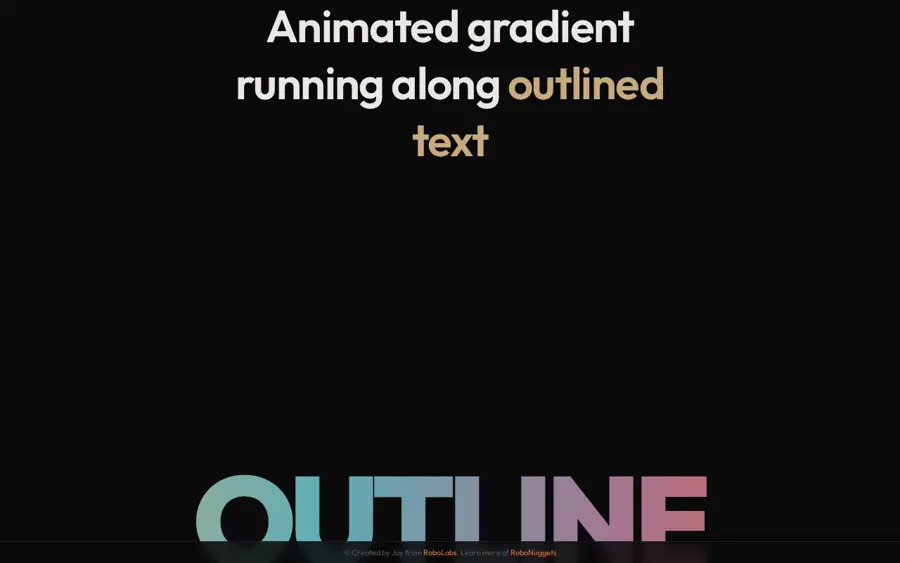 Pratinjau Gradient Stroke