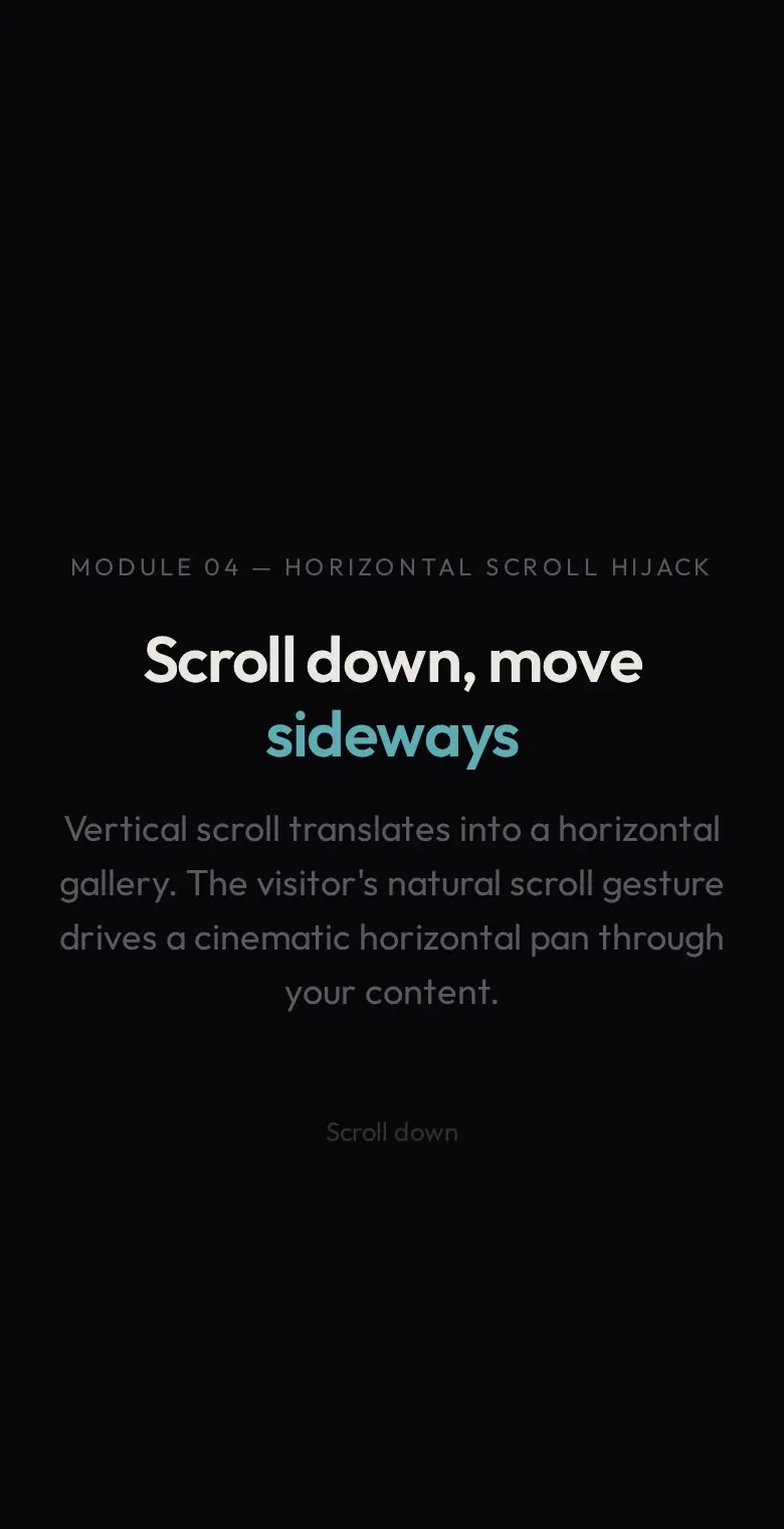 Pratinjau Horizontal Scroll
