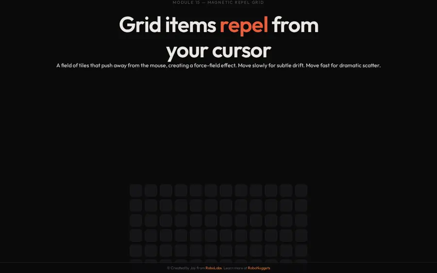 Pratinjau Magnetic Grid