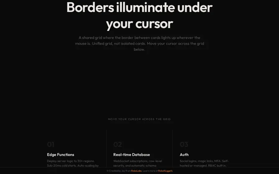 Pratinjau Spotlight Border