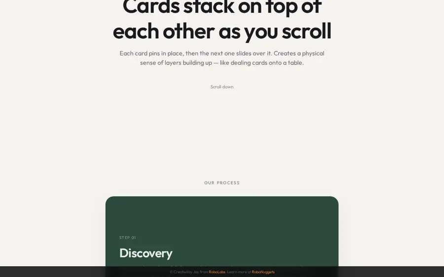 Pratinjau Sticky Cards