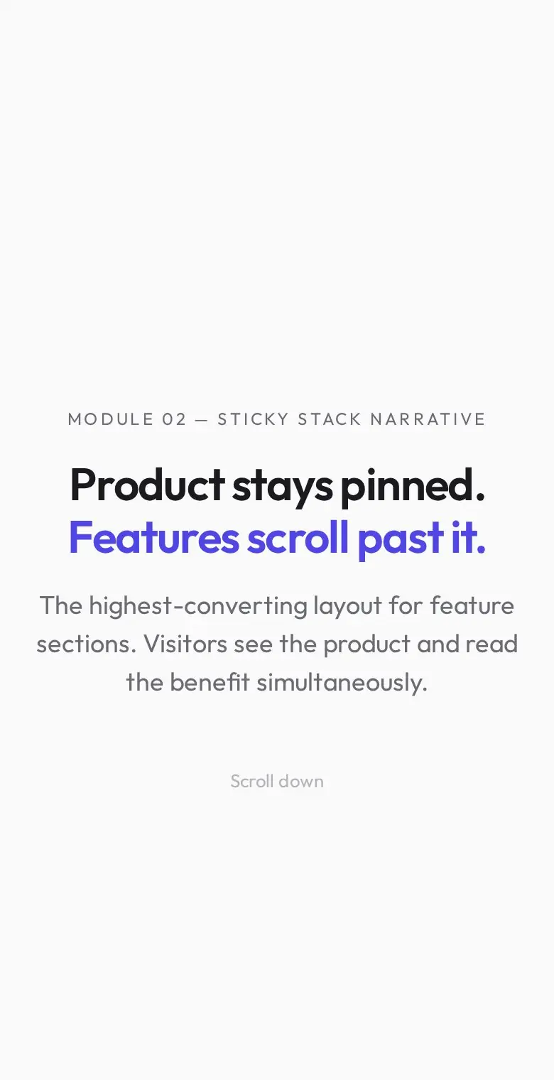 Pratinjau Sticky Stack