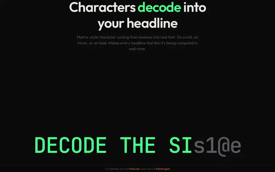 Pratinjau Text Scramble
