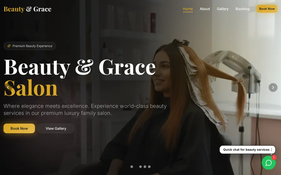 Pratinjau Salon Elegan