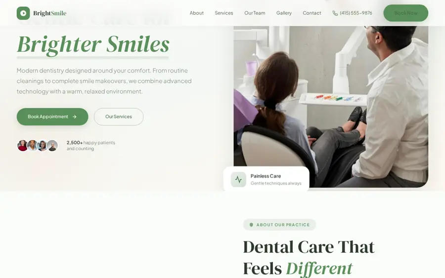 Pratinjau Bright Smile Dental