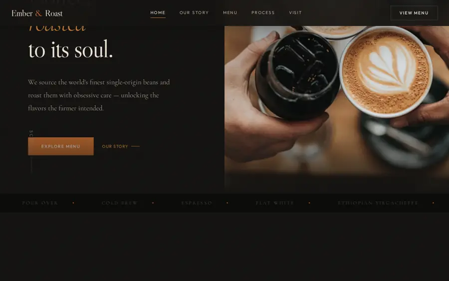 Pratinjau Ember & Roast