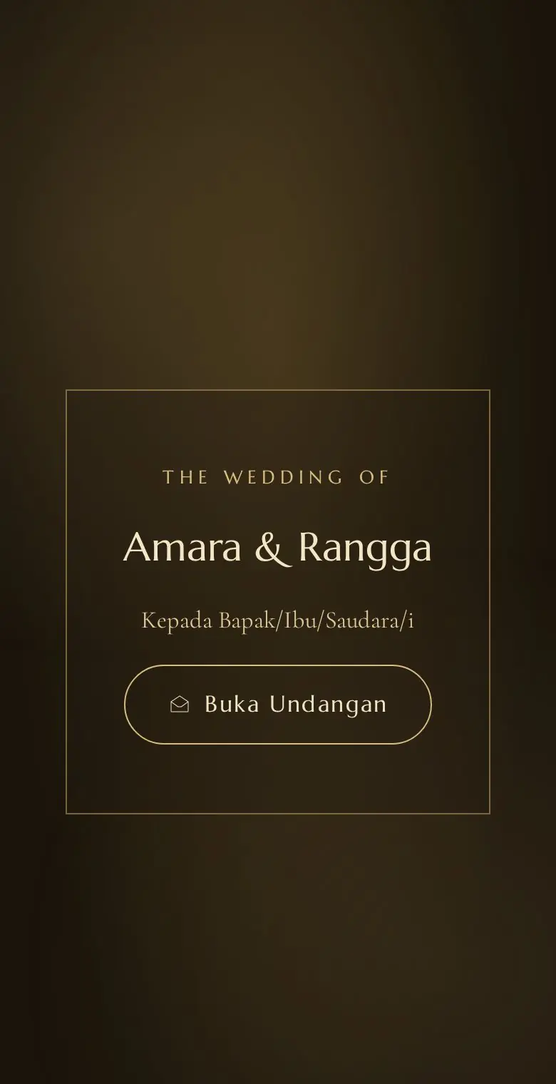 Pratinjau Amara & Rangga — Luxury Wedding