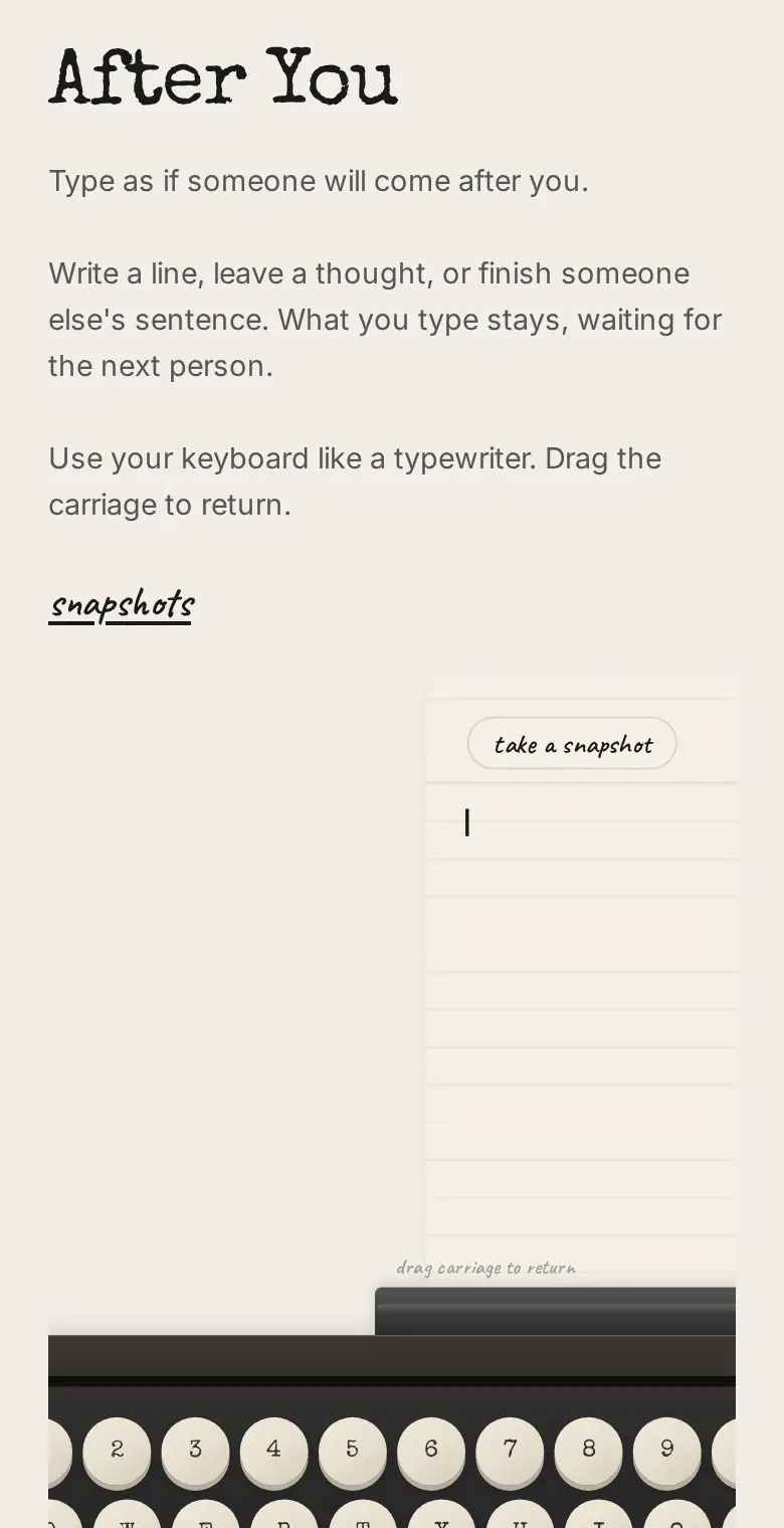 Pratinjau Typewriter Sinematik