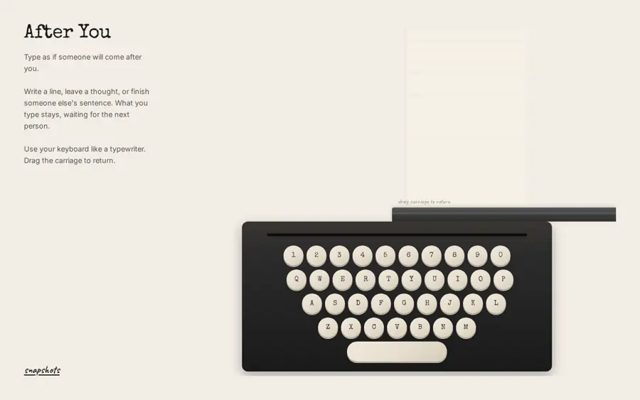 Pratinjau Typewriter Sinematik