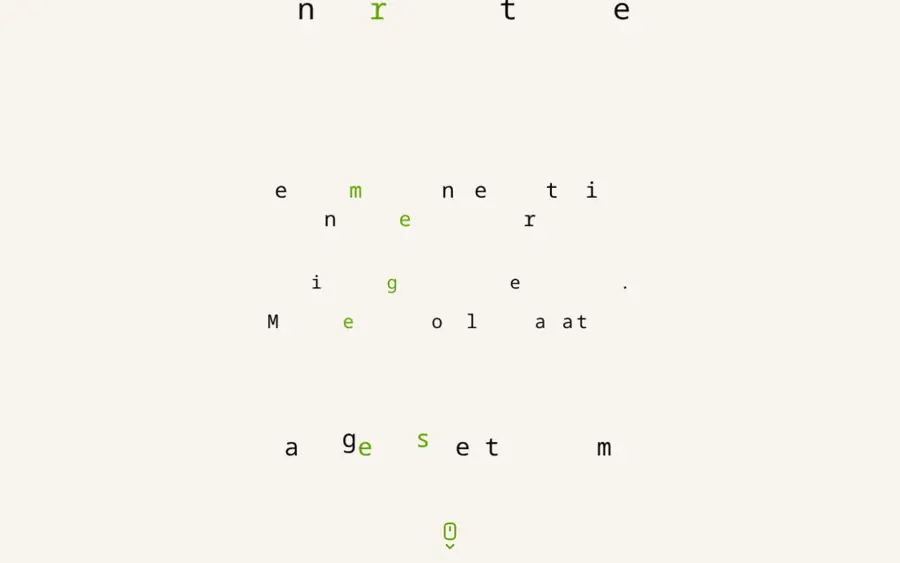 Pratinjau Scramble Text
