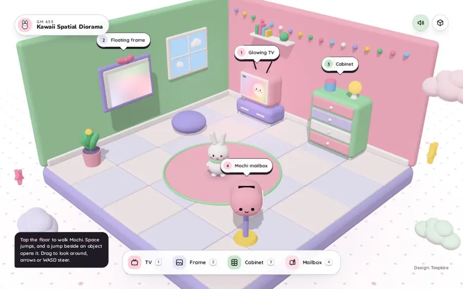 Pratinjau Kawaii Spatial Diorama