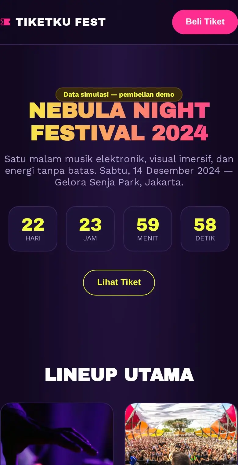 Pratinjau Tiketku Fest